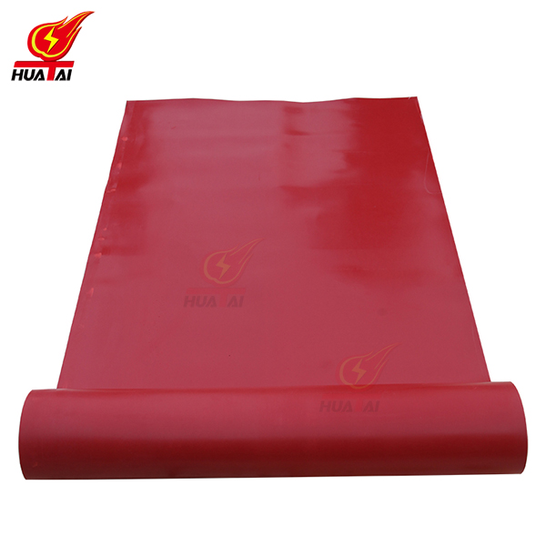 華泰 紅色耐高壓平面絕緣膠板12mm